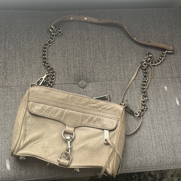 Rebecca Minkoff Grey Leather Crossbody - Picture 1 of 6